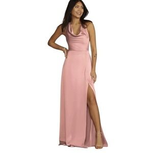 NWT David's Bridal Studios Formal Dress Size 18 ‎ Stretch Charmeuse Sleeveless